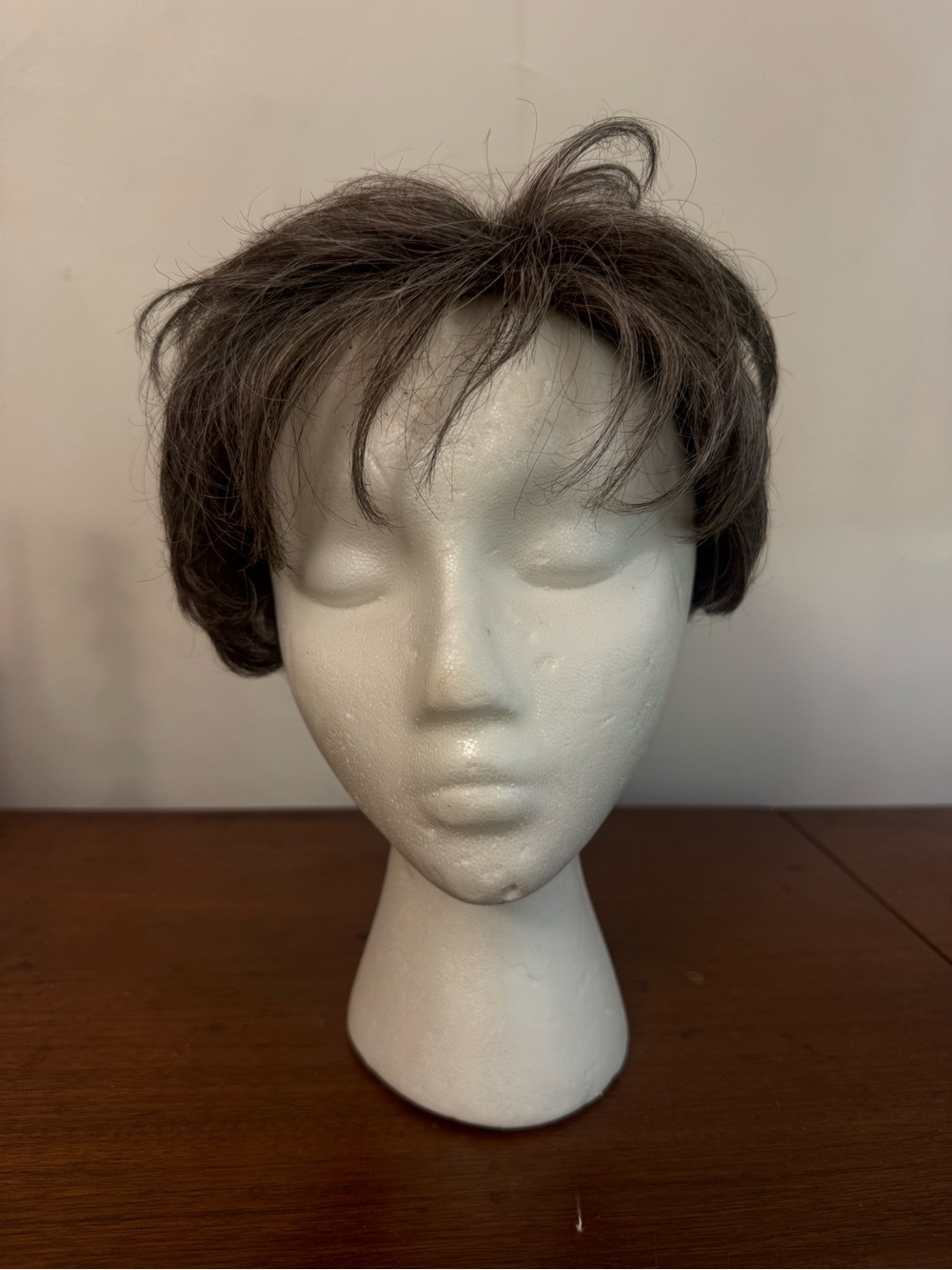 Christine Jordan Brussels-P 38B Brown and GrayLayered Curls